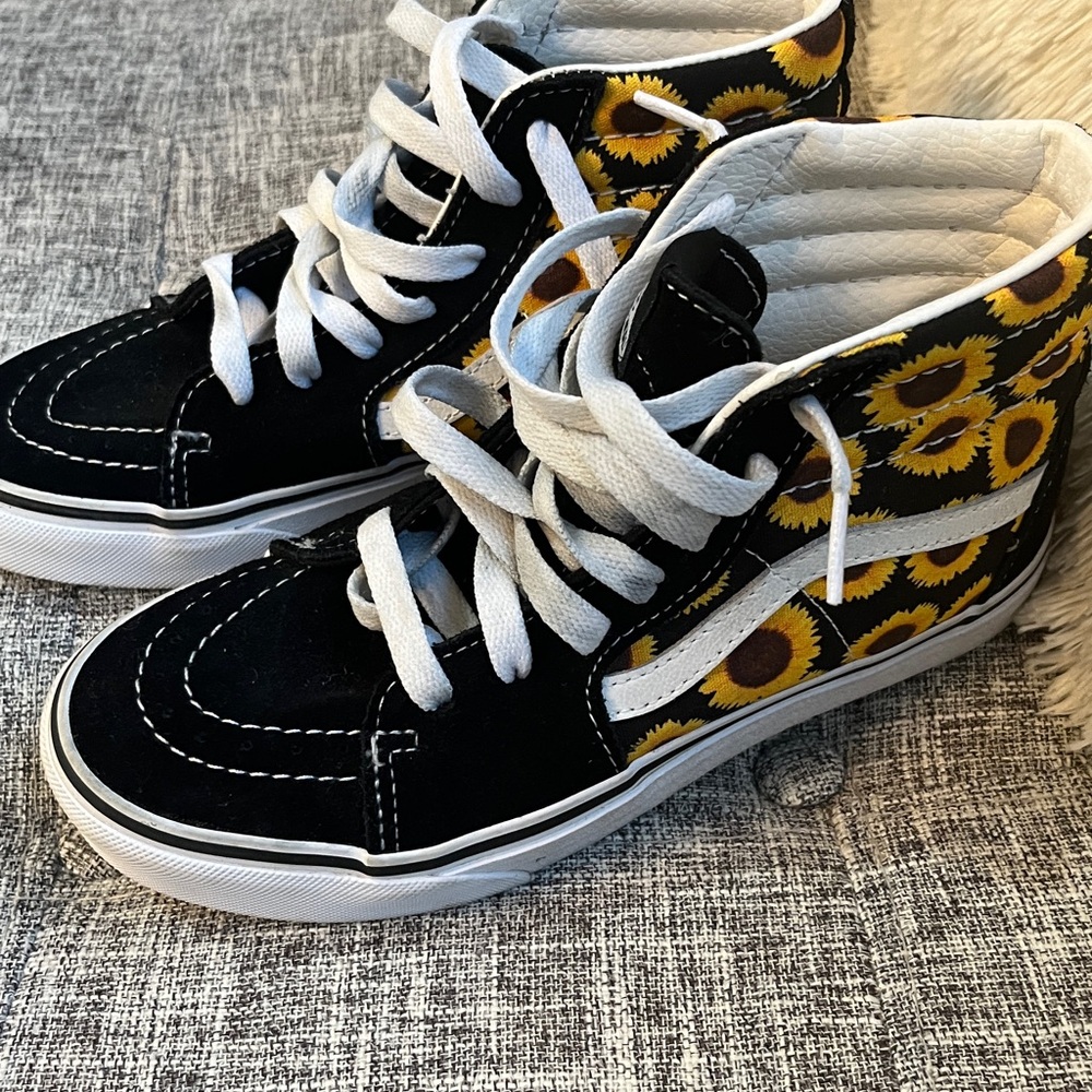 Kids Sunflower Vans
